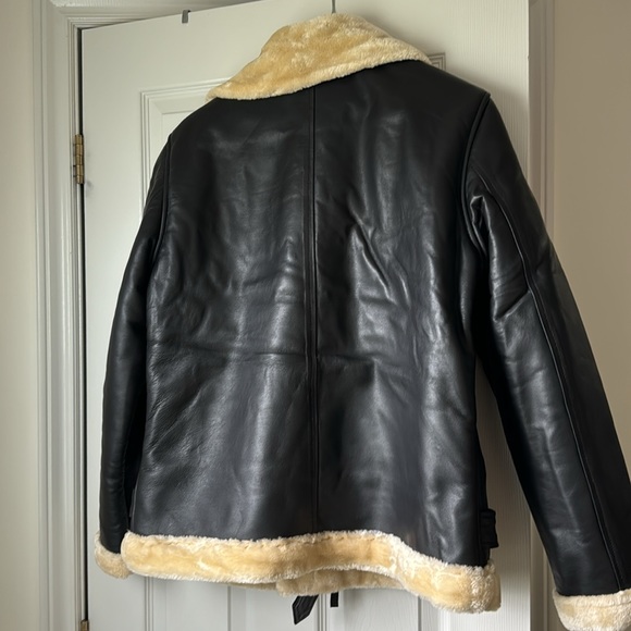 Leather Bomber Jacket - Picture 2 of 3
